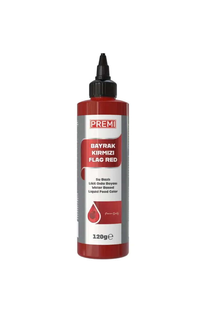 Premi Su Bazlı Likit Gıda Boyası Bayrak Kırmızı 120 ml