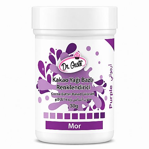 Dr. Gusto Çikolata Boyası 30 gr Mor