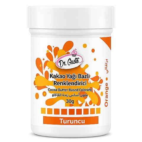 Dr. Gusto Çikolata Boyası 30 gr Turuncu