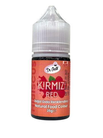 Dr. Gusto Doğal Likit Boya Kırmızı 35 ml