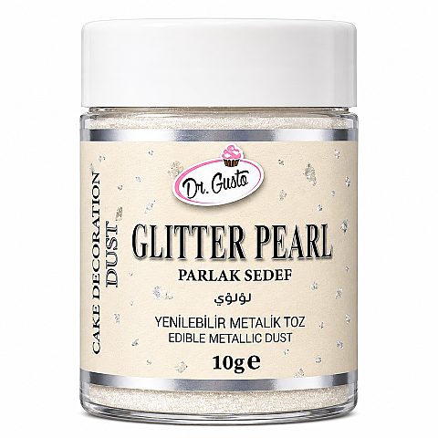 Dr. Gusto Yenilebilir Metalik Toz 10 gr Glitter Sedef