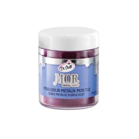 Dr. Gusto Yenilebilir Metalik Toz 10 gr Mor