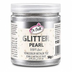 Dr. Gusto Yenilebilir Metalik Toz Glıtter Sedef 50 gr